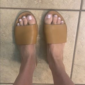 Madewell leather slides